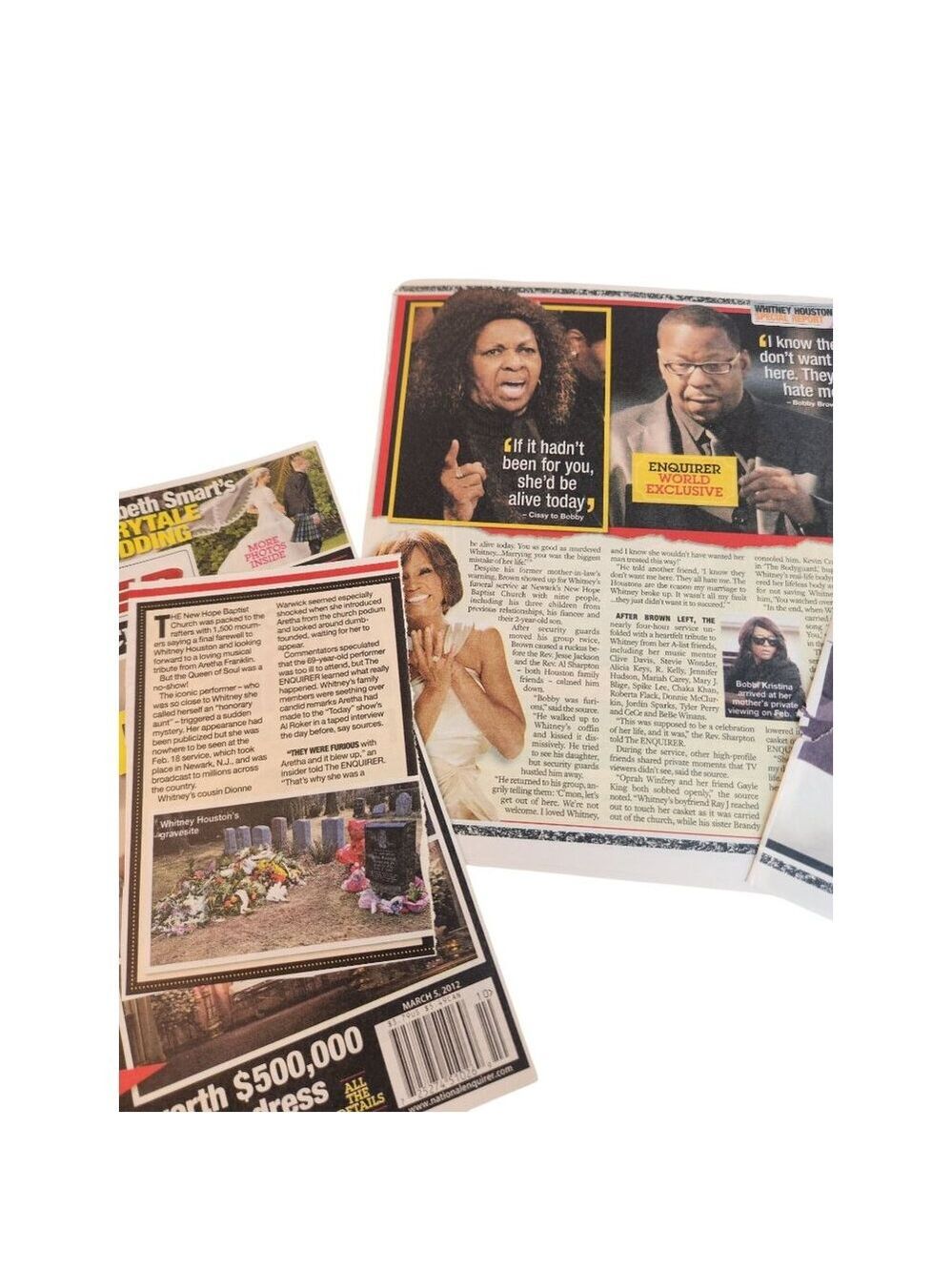 Whitney Houston Magazine Lot National Enquirer March 2012 Special Editions - Picture 6 of 6